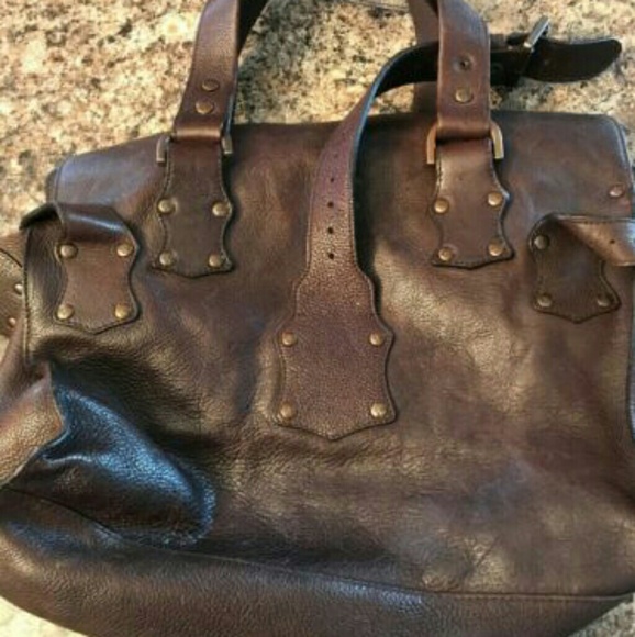 Authent Vintage Chocolate Leather Mulberry Handbag - Picture 7 of 8